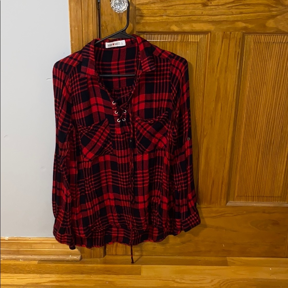 Women’s Plaid Blouse